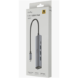 USB-концентратор CUDY UH605, USB Type-C, USB + RJ-45, USB Type-C UH605 — основная фотография