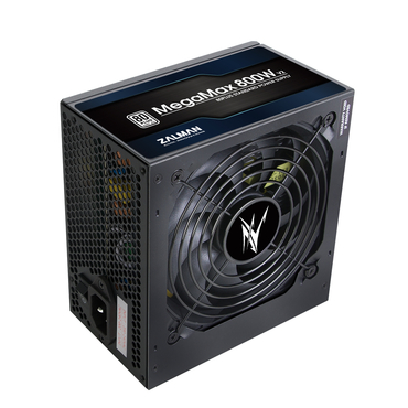 Блок питания Zalman MegaMax 800W RTL (ZM800-TXII V2), 800Вт, 80 PLUS, 120мм, черный