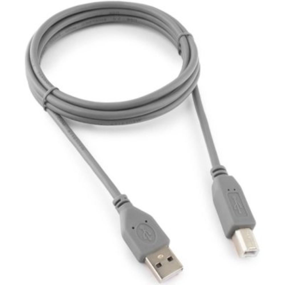Кабель USB2.0 Pro Cablexpert CCP-USB2-AMBM-6G, AM/BM, 1.8м, экран, серый