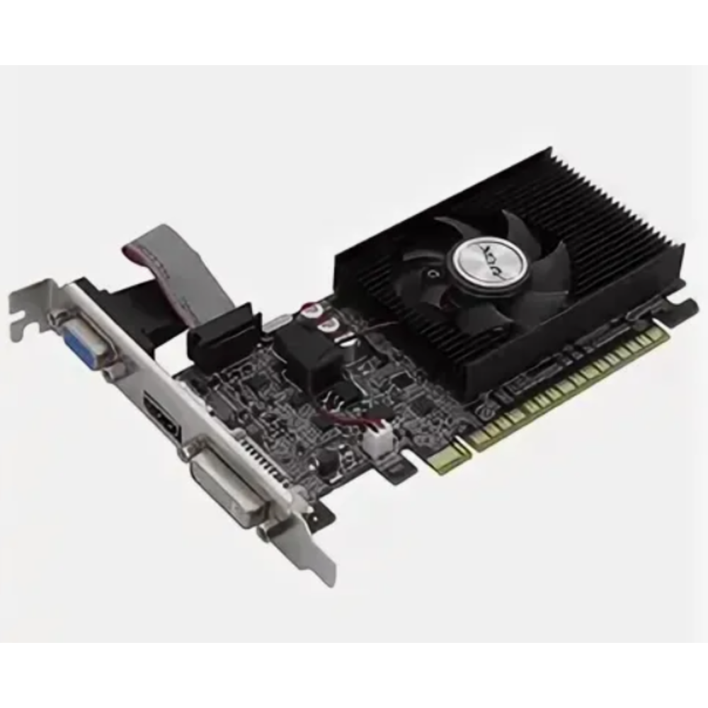 Видеокарта AFOX GeForce GT 210, 512 MB DDR3, 64 bit, HDMI, DVI-I, VGA, GPU 520 MHz AF210-512D3L3-V2