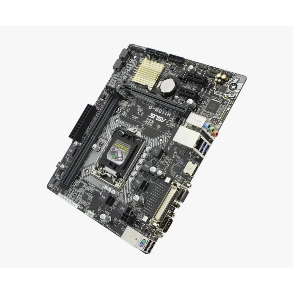 Плата ASUS LGA1151 H110 H110M-D 2xDDR4 1xPCI-Ex16 HDMI Dsub SATA3 USB3 COM mATX