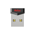 Флешка USB Netac UM81 (NT03UM81N-016G-20BK), 16Gb, USB 2.0, R/W 30/10, черный/красный NT03UM81N-016G-20BK	 — фотография 2
