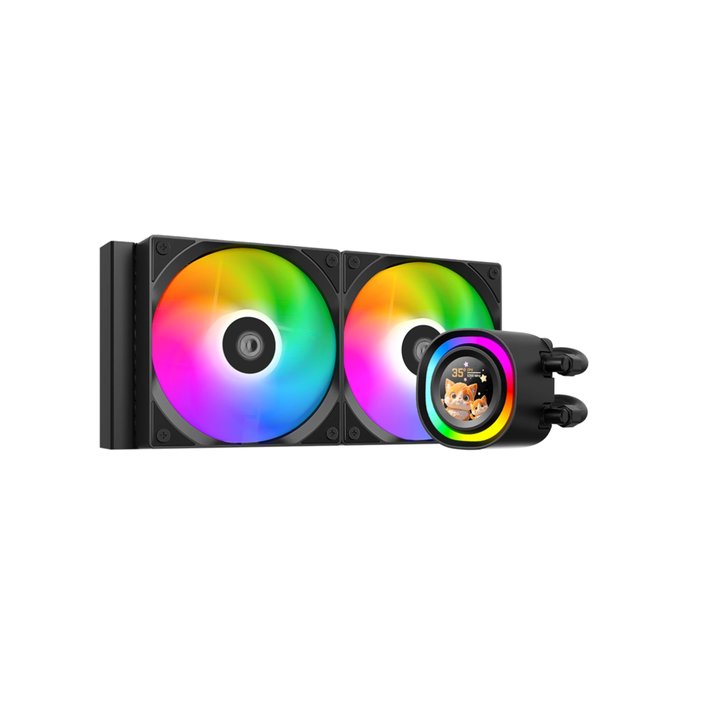 Система охлаждения ID-COOLING FX240 LCD черная