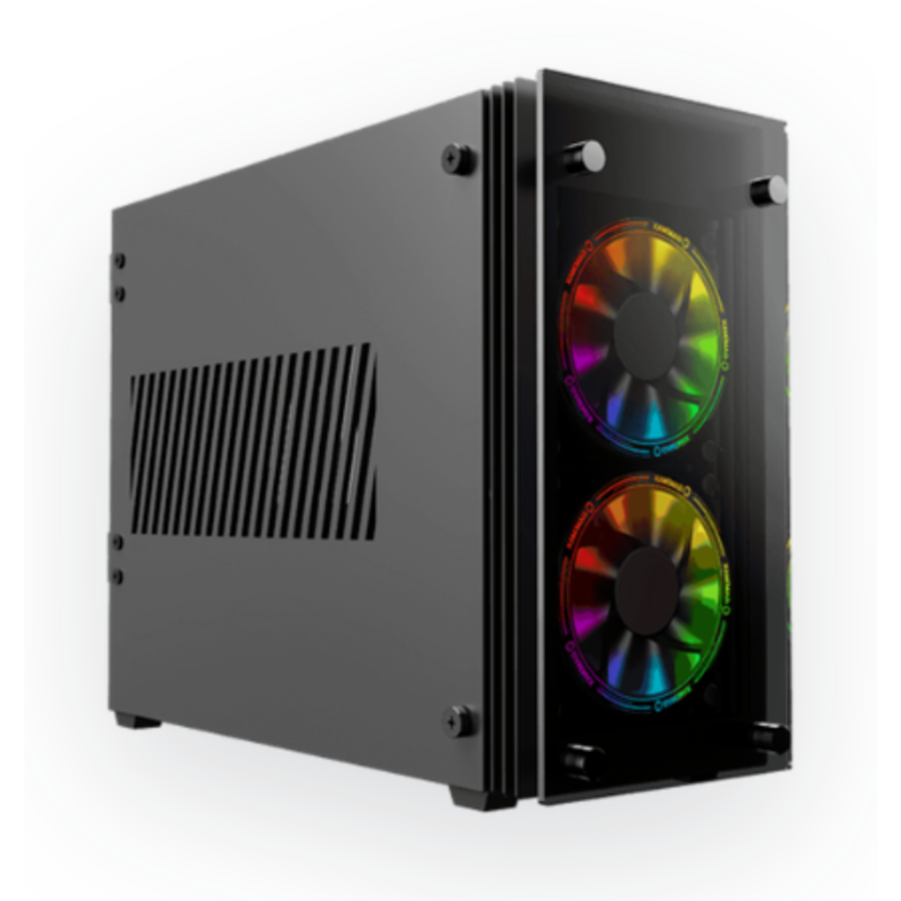 Системный блок Smart Game A857-26-1-Black Ryzen5-5500/16G/RTX3050 /SSD1000Gb Samsung NVME/RGB-LED/Stratos Black