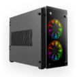 Системный блок Smart Game A857-26-1-Black Ryzen5-5500/16G/RTX3050 /SSD1000Gb Samsung NVME/RGB-LED/Stratos Black — основная фотография