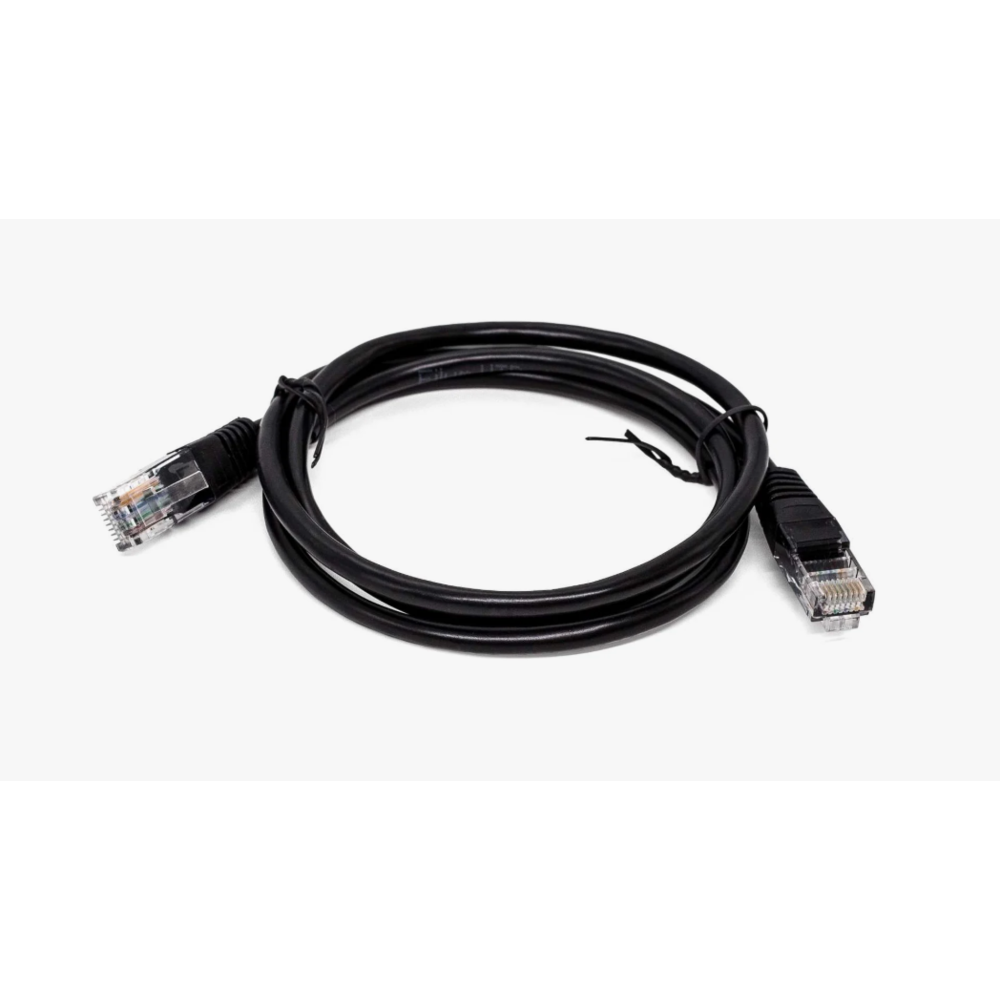 Кабель патч-корд U/UTP 5e кат. 5м Filum FL-U5-5M-BK 26AWG(7x0.16 мм), омедненный алюминий (CCA), PVC, чёрный FL-U5-5M-BK