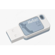 Флешка USB Netac UA31 NT03UA31N-064G-20BL), 64Gb, USB 2.0, R/W 110/45, синий/белый NT03UA31N-064G-20BL — основная фотография