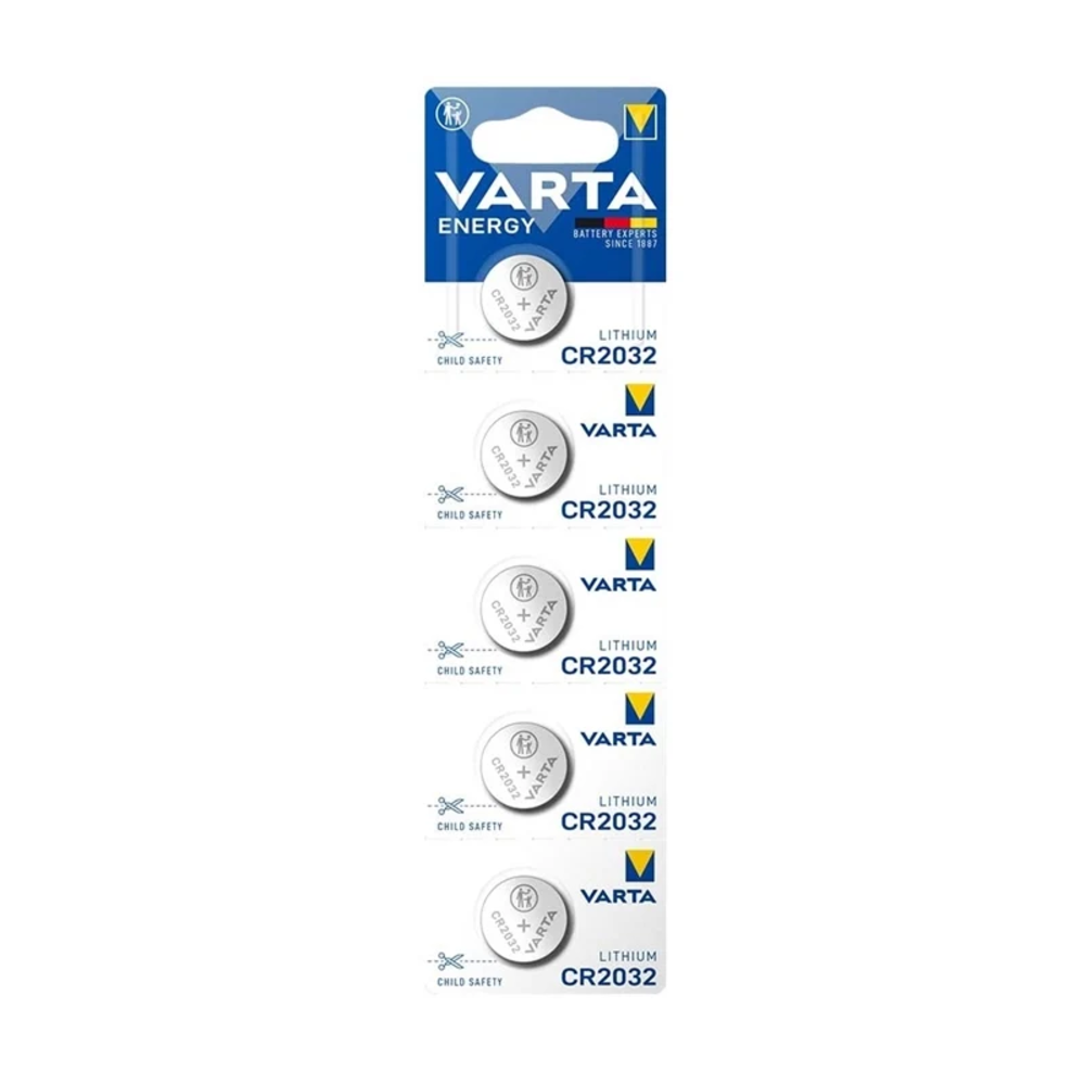 Батарейка Varta ENERGY CR2032 BL5 Lithium 3V (6032) (5/100/500) (5 шт.) 06032229405