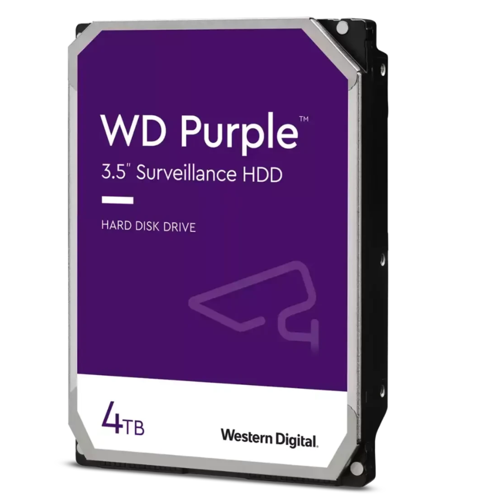 Жесткий диск HDD WD Purple 4Tb 5400rpm SATA 256Mb 3.5