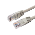 Кабель патч-корд, Filum FL-U5-1M U/UTP 5e cat. 1м, 26AWG(7x0.16 мм), омедненный алюминий (CCA), PVC, серый <FL-U5-1M> — основная фотография