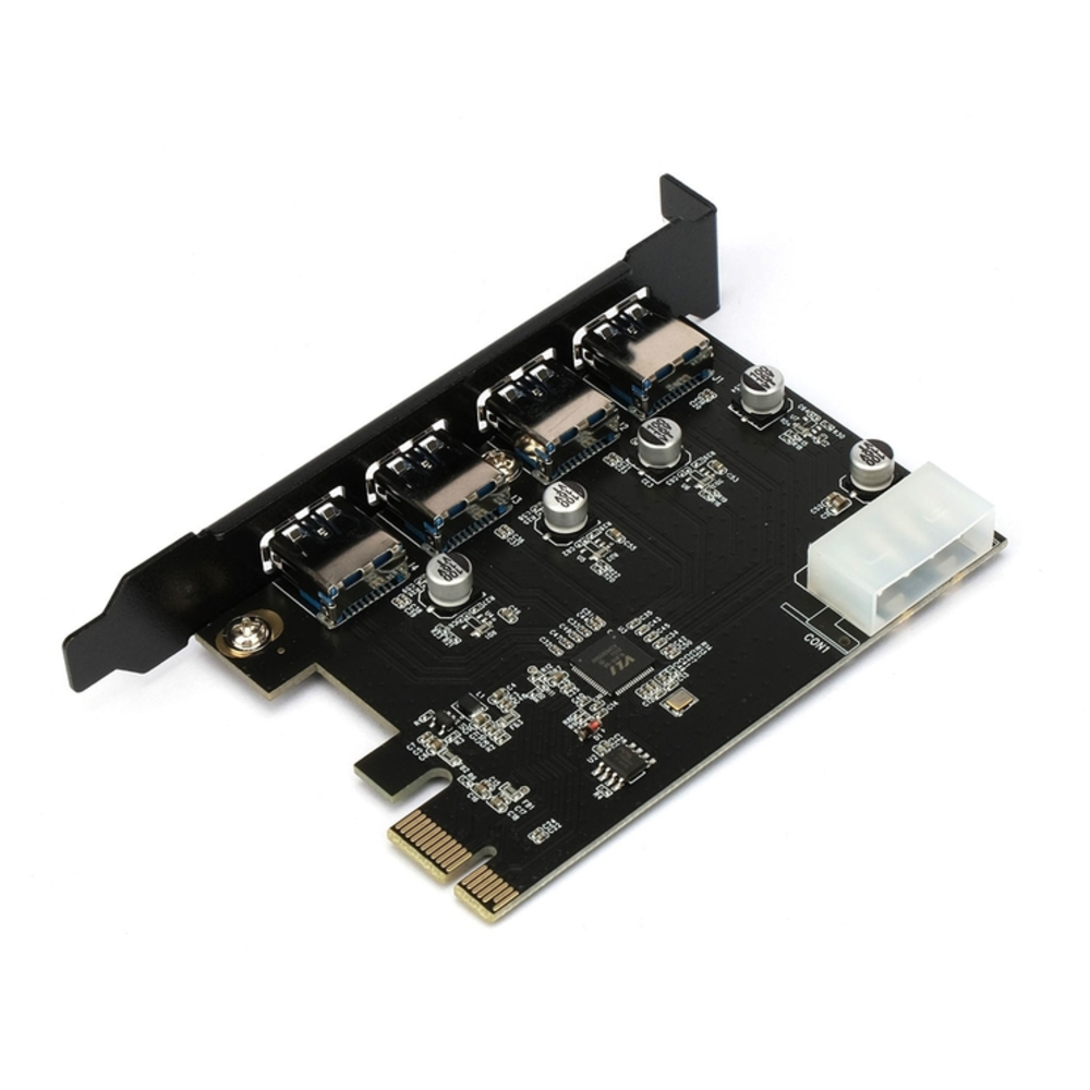 Контроллер USB 3.0 Gembird SPCR-04 в разъем PCI-e, 4xUSB-A 20796