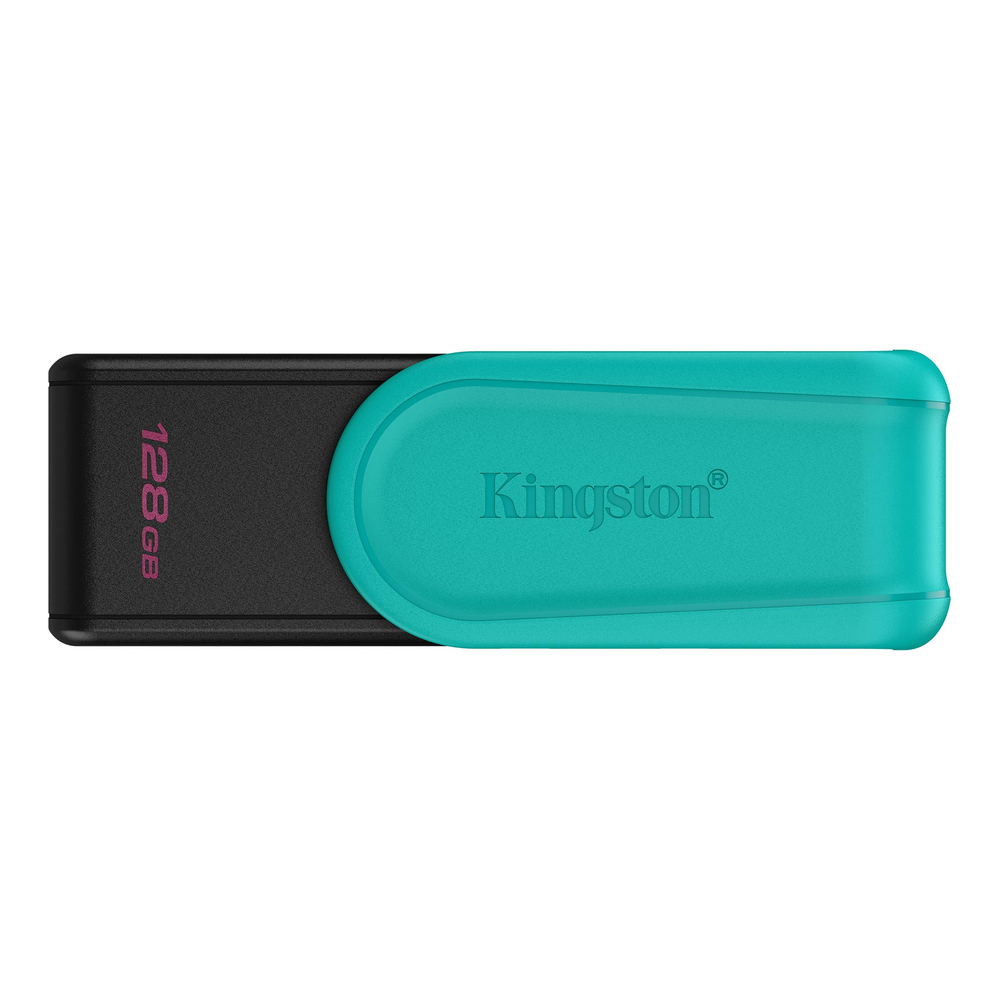 Флешка USB Kingston DataTraveler Exodia S (DTXS/128Gb), 128Gb, USB 3.2 Gen 1, R/W 150/60, бирюзовый/черный DTXS/128GB