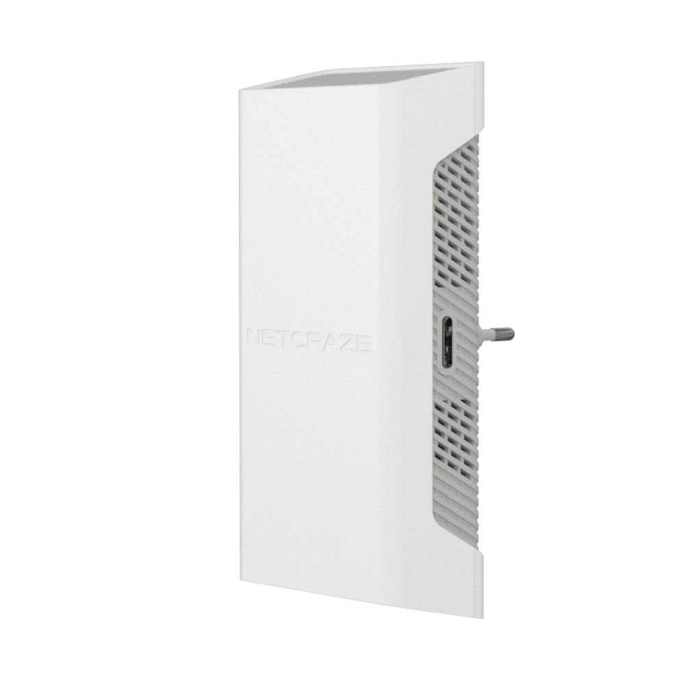 Wi-Fi Mesh-ретранслятор Netcraze Buddy 6 SE Mesh-ретранслятор Wi-Fi 6 AX3000 с портом Gigabit Ethernet (NC-4410)