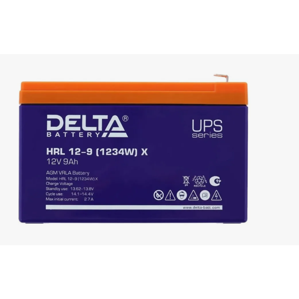 Батарея для ИБП Delta HR 1234W (12V, 9Ah) <HR1234W>