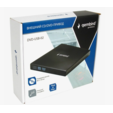 Оптический привод внешний с интерфейсом USB Gembird DVD-USB-02 пластик, черный DVD-USB-02 — основная фотография