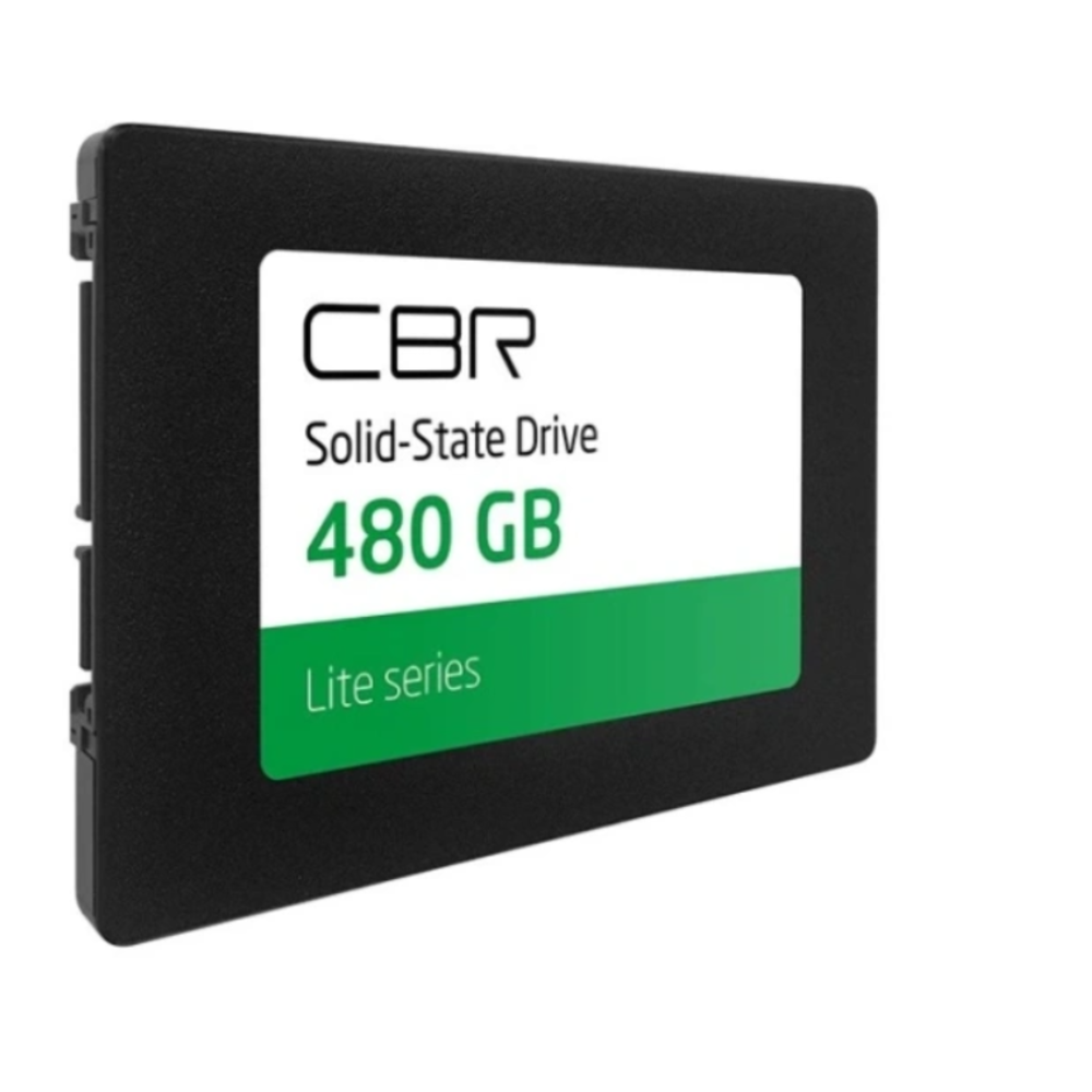 SSD накопитель 480 ГБ CBR SSD-480GB-2.5-LT22, SATA III, [SSD-480GB-2.5-LT22]