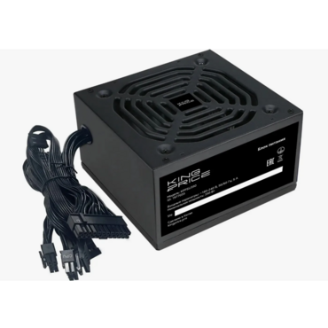 Блок питания KingPrice ATX 450W KPPSU450V2, 450Вт, 120мм, немодульный, черный KPPSU450V2
