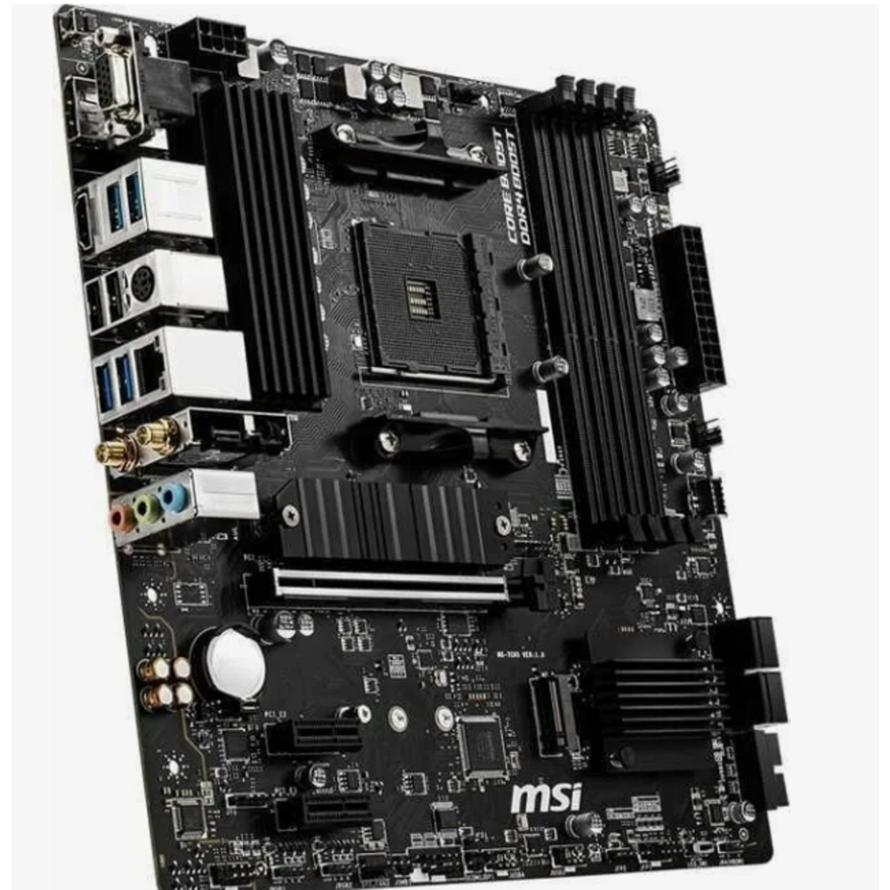 Материнская плата MSI B550M PRO-VDH, AM4, AMD B550, 4xDDR4, 4xSATA, 2xM.2, 1xPCIe 4.0 x16, DisplayPort, HDMI, D-Sub, 1x1Gb LAN, 3x3.5 мм, 7.1, microAT