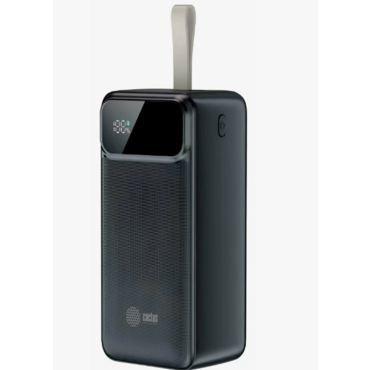 Портативный аккумулятор Cactus CS-PBFSND-40000 40000mAh 65W 3A черный CS-PBFSND-40000