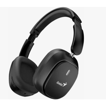 Беспроводные/проводные наушники Genius HS-820BT черный, полноразмерные, Bluetooth + проводной, складная конструкция, до 15 ч