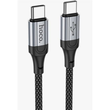 Кабель Hoco X102 Fresh Type-C to Type-C USB Type-C (m)-USB Type-C (m) 1м черный коробка X102 Fresh Type-C to Type-C