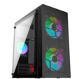 Компьютерный корпус Bloody BD-CC101 черный без БП mATX 1x80мм 1x92мм 2x120мм 2xUSB 2.0 1xUSB 3.0 audio <BD-CC101-BK> — основная фотография