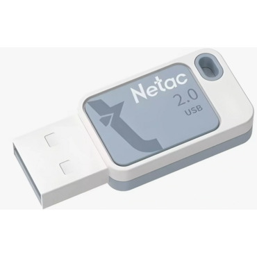Флешка USB Netac UA31 (NT03UA31N-016G-20P), 16Gb, USB 2.0, R/W 110/45, розовый/белый NT03UA31N-016G-20PK