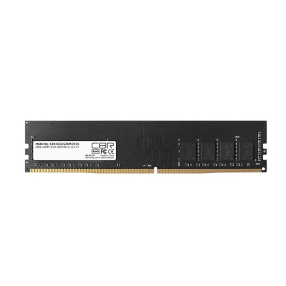 Оперативная память DDR4 32 ГБ (1×32 ГБ) CBR CD4-US32G26M19-01, 2666 МГц, [CD4-US32G26M19-01]