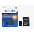 Флеш карта microSD 128GB PHILIPS microSDHC Class 10 (SD адаптер) FM12MA45B/97 — основная фотография